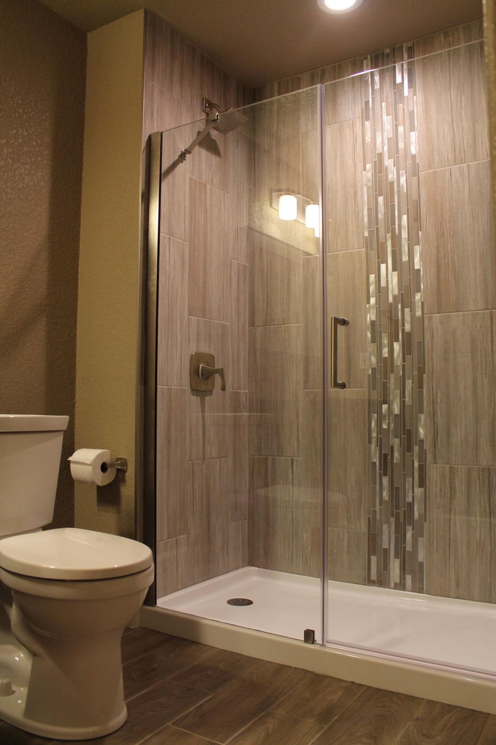 Custom walk in shower