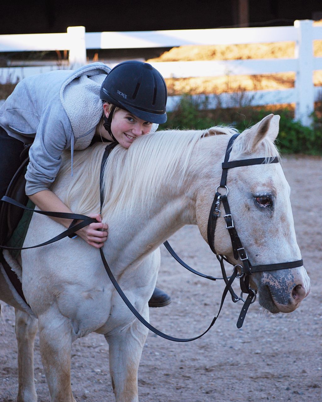 Kaylee and Roxy taking a little break together.