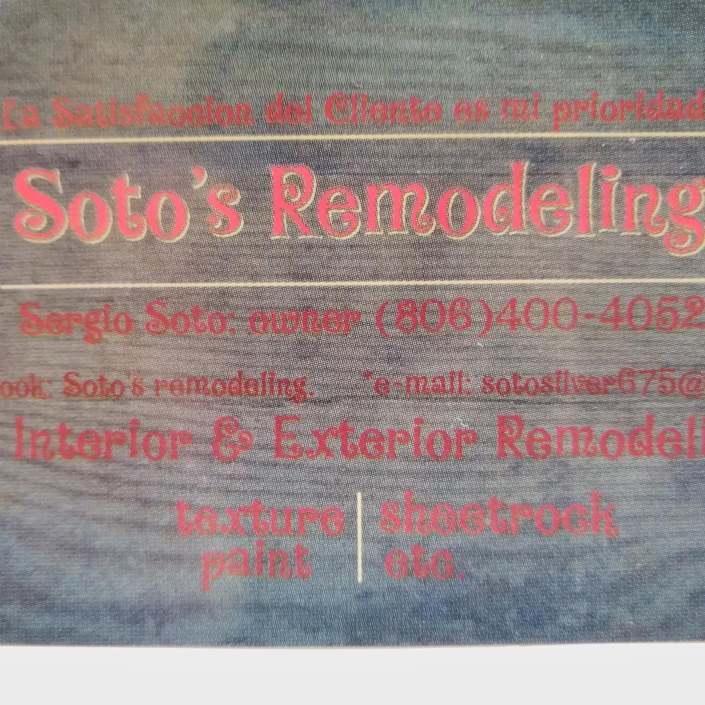 Soto's Remodeling