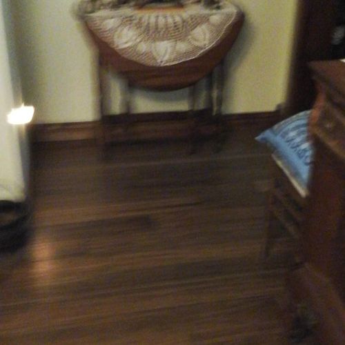 Environmentally Friendly Bamboo Hardwood Floor.