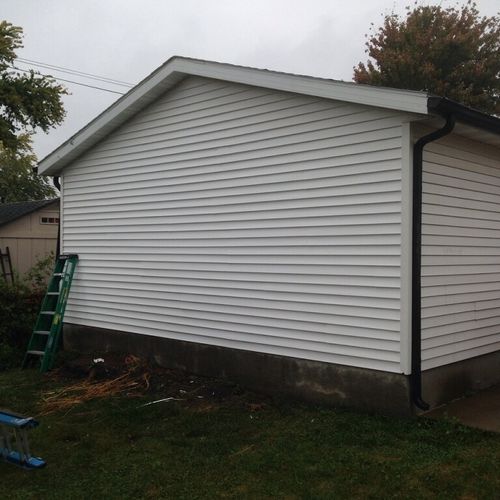 siding replaced