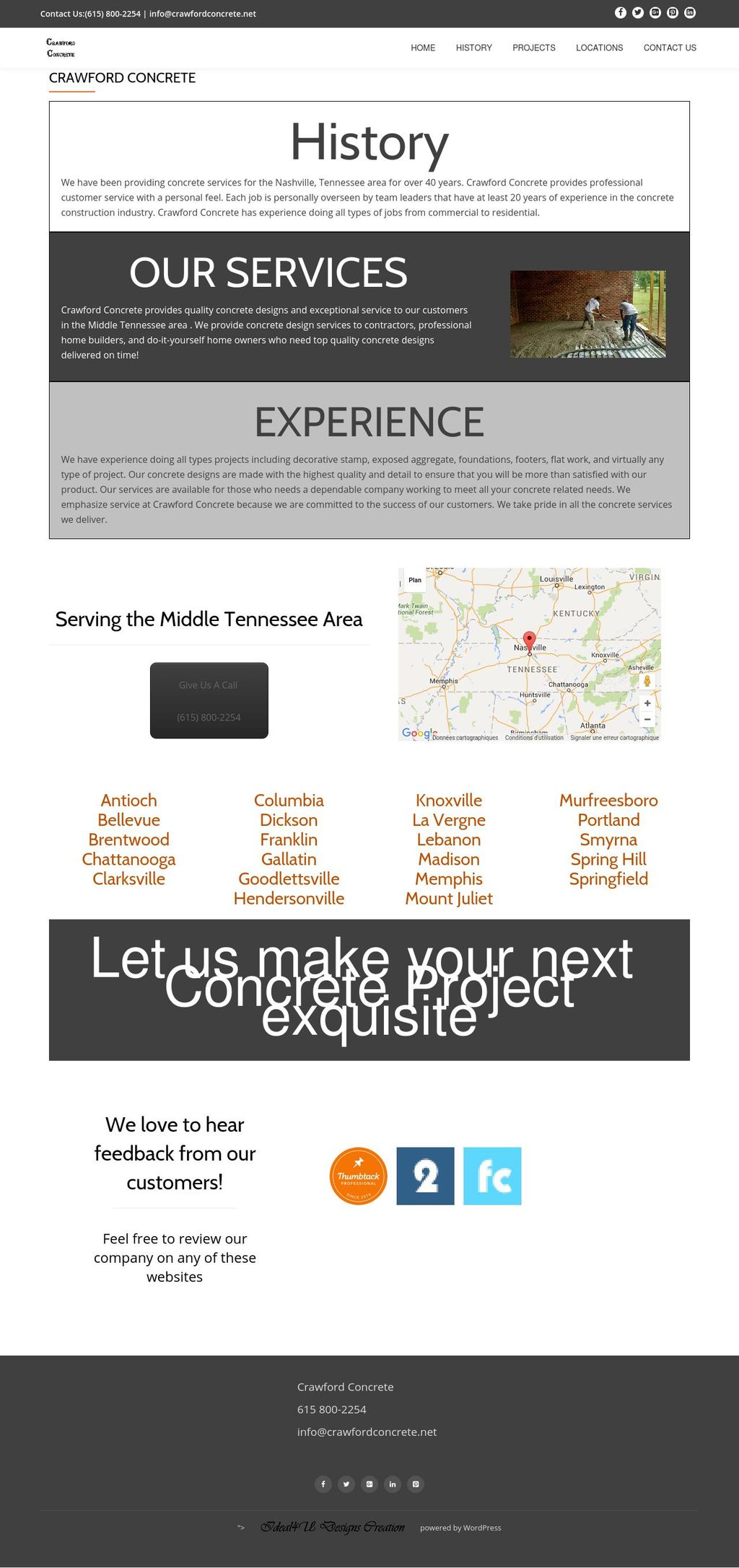 Concrete Website