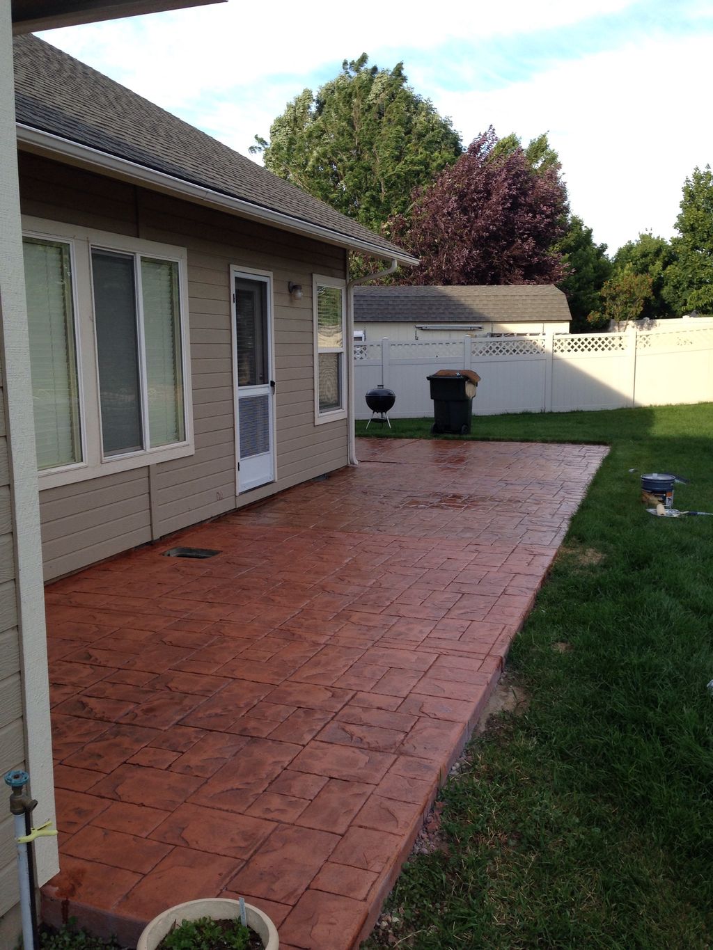 Ashlar slate stamp texture