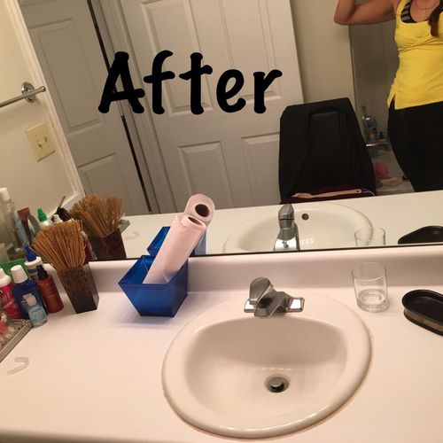 BATHROOM COUNTER 1- After