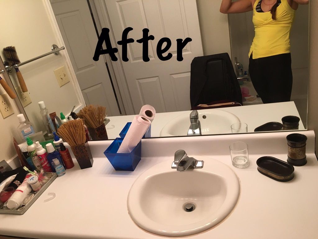 BATHROOM COUNTER 1- After