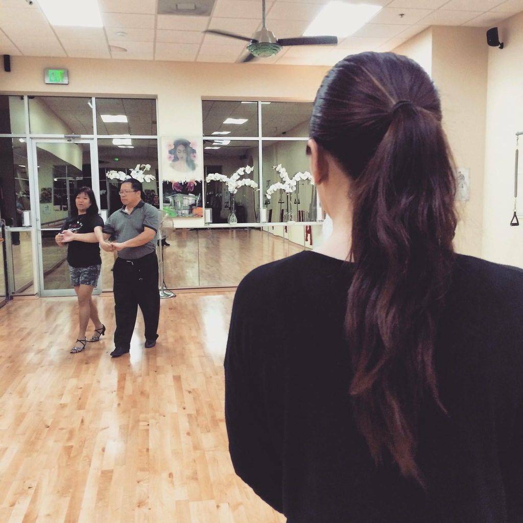 I love seeing my students learning how to dance!