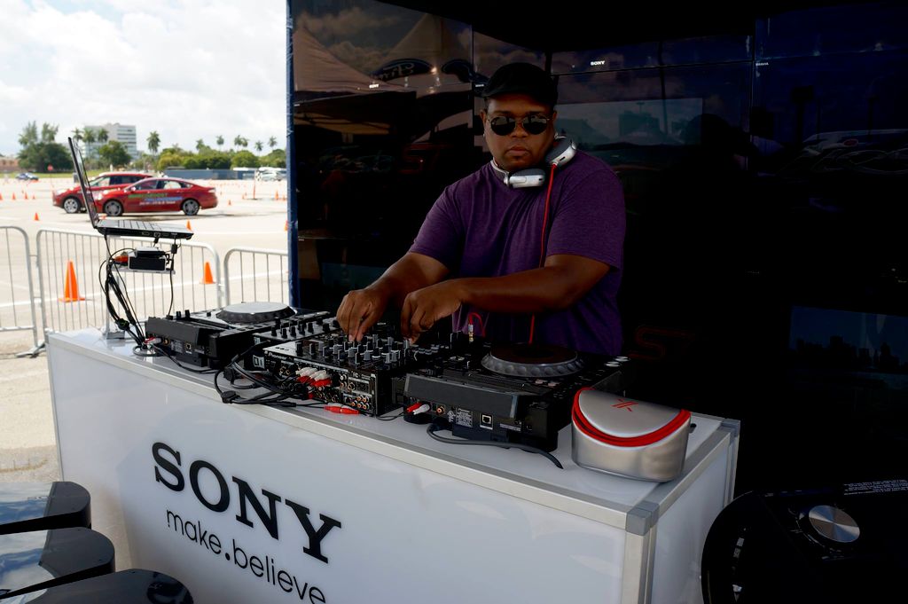 Playing in Miami for FORD / SONY