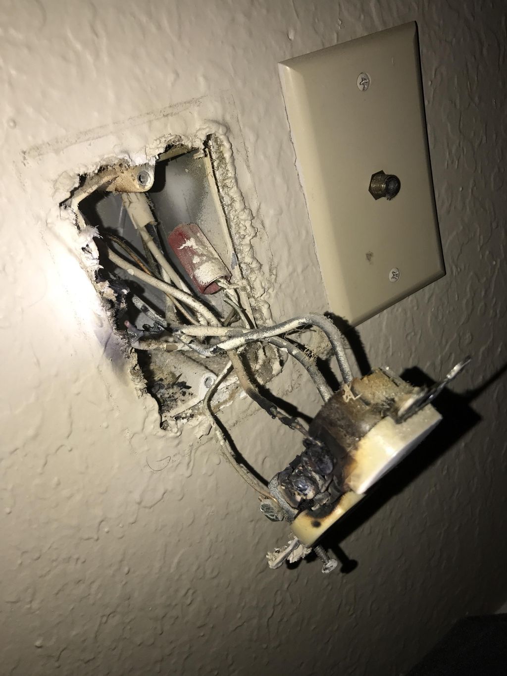 Trouble shooting. Customer lost power in master be