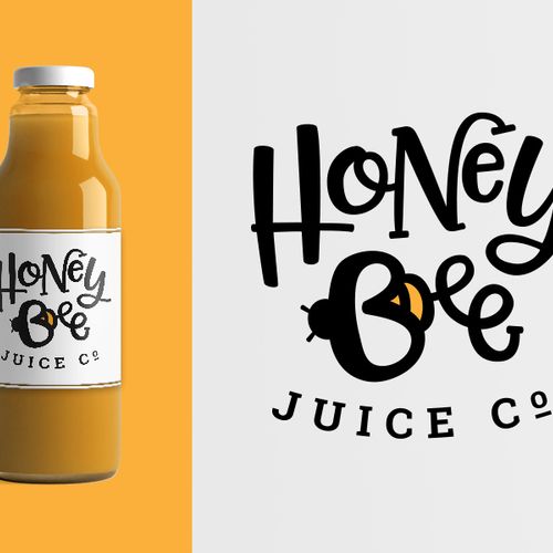Honey Bee Juice Co. Branding
