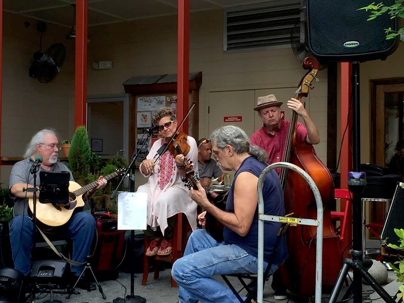 Playing a little swing with The Barnstorm Quartet 