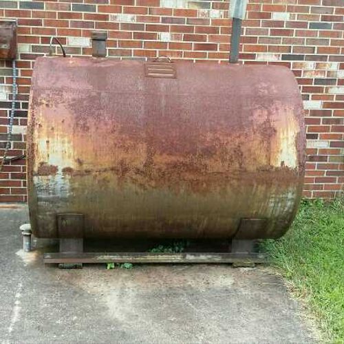 Old rusted oil tank I stumbled across