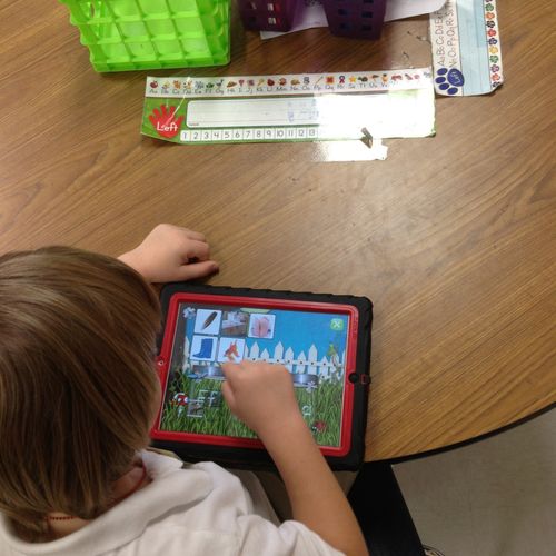 Literacy with technology.