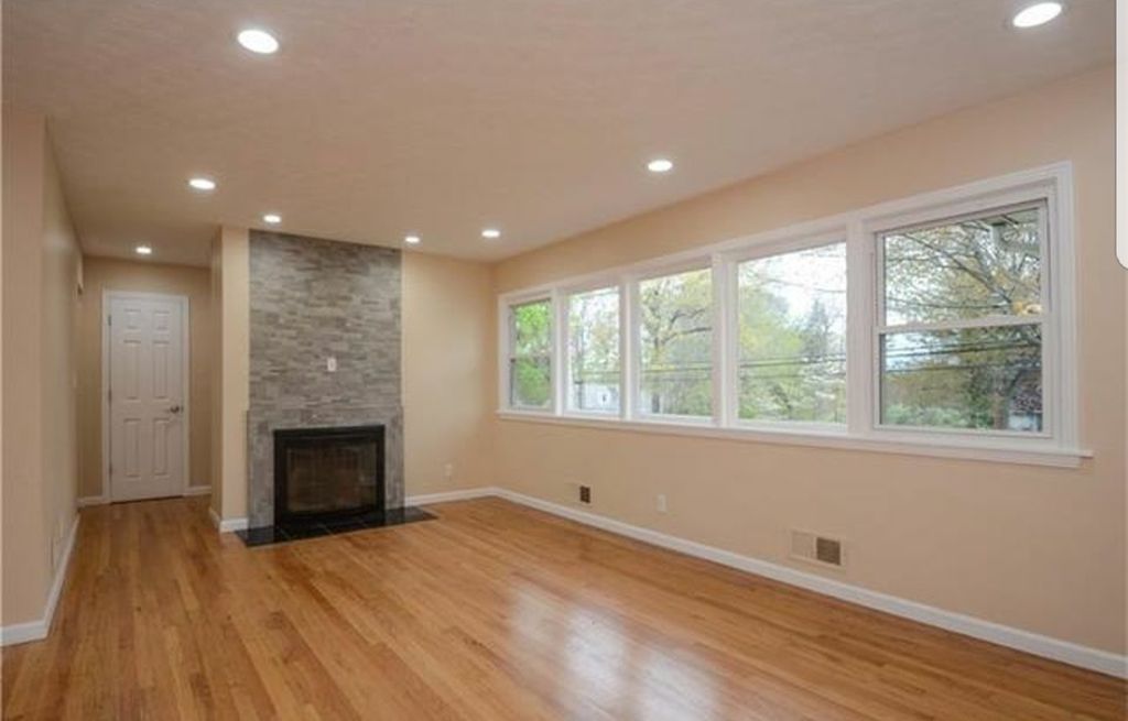 Refinished floor. Stained and Gloss