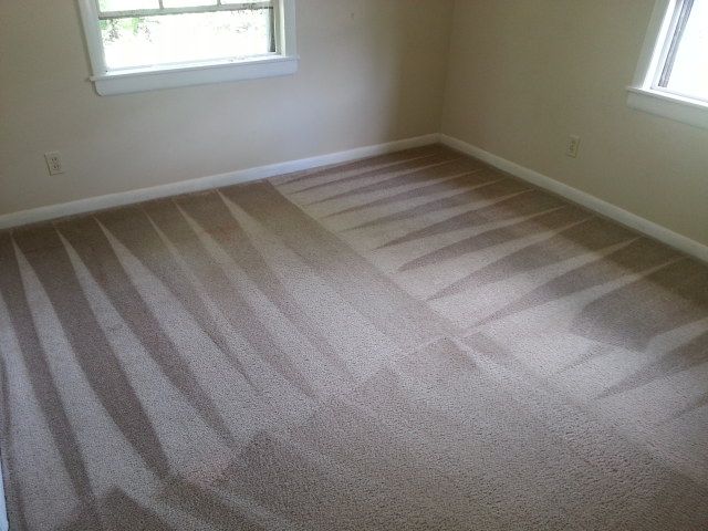 This is the after photo of the carpet cleaning job