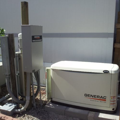 we install standby generators