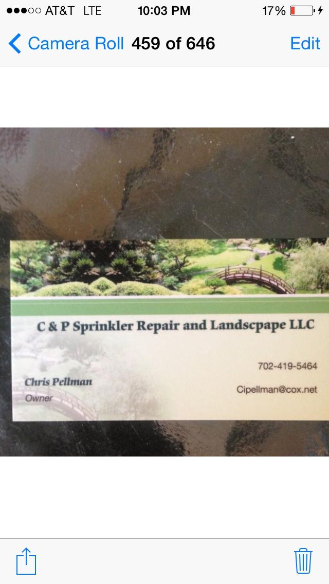 C&P Sprinkler Repair & Landscape LLC
