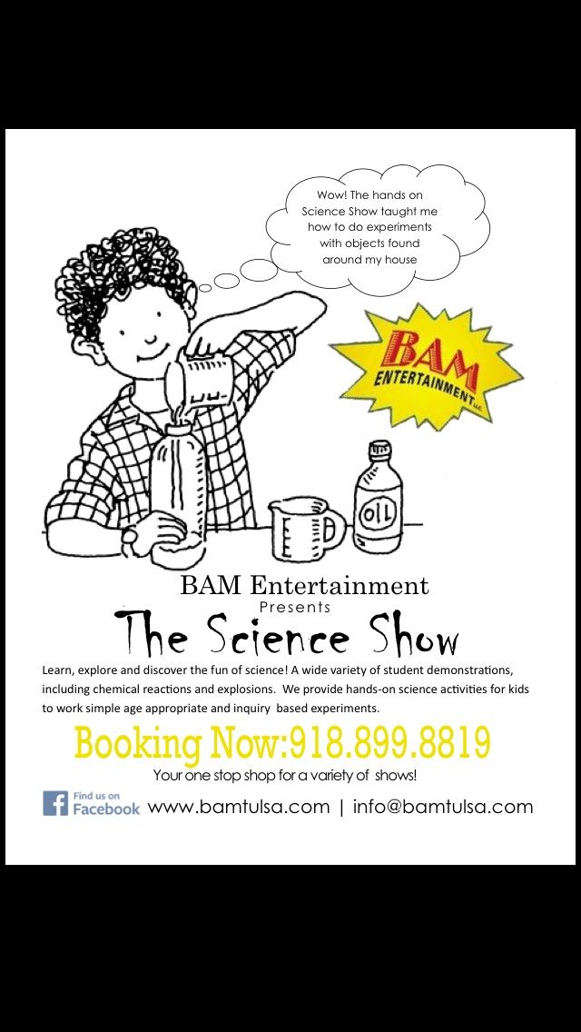 Our hands on Science shows are fun and educational