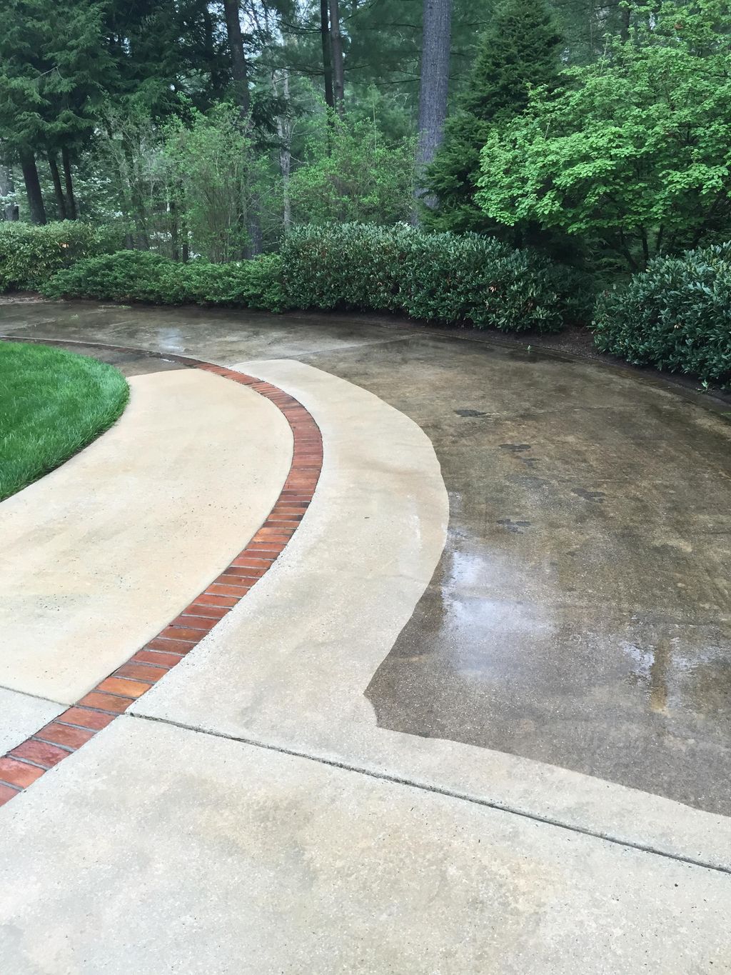 Pressure Wash Driveway