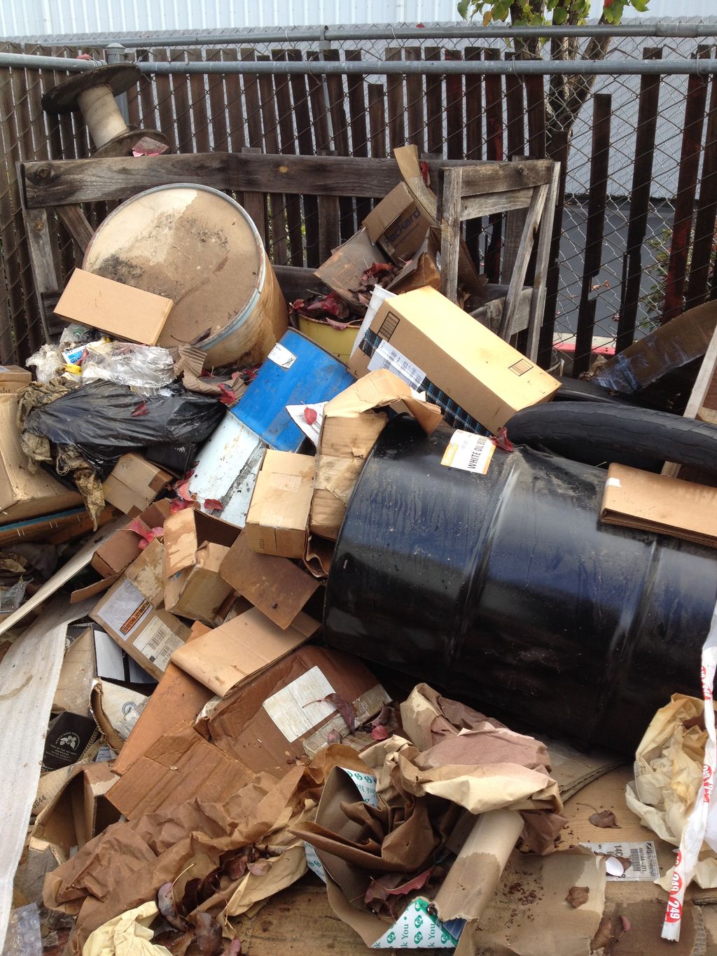 Tracy Commercial Property Cleanup needed