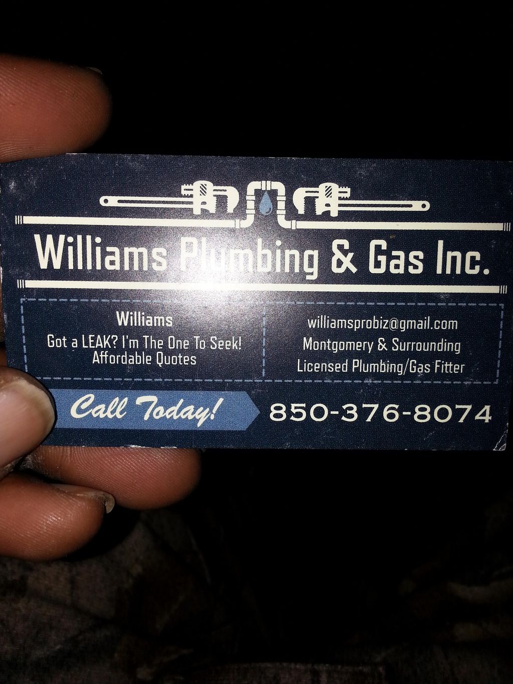 Williams Plumbing & Gas Inc.