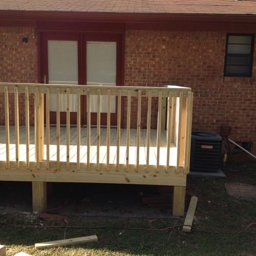 after picture of deck replacement