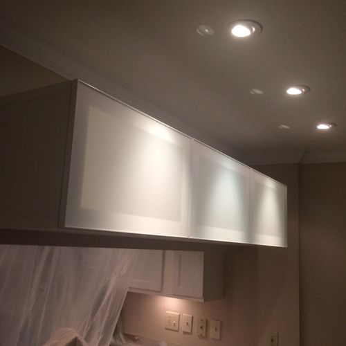 Kitchen Cabinet and Lighting installation in Arlin