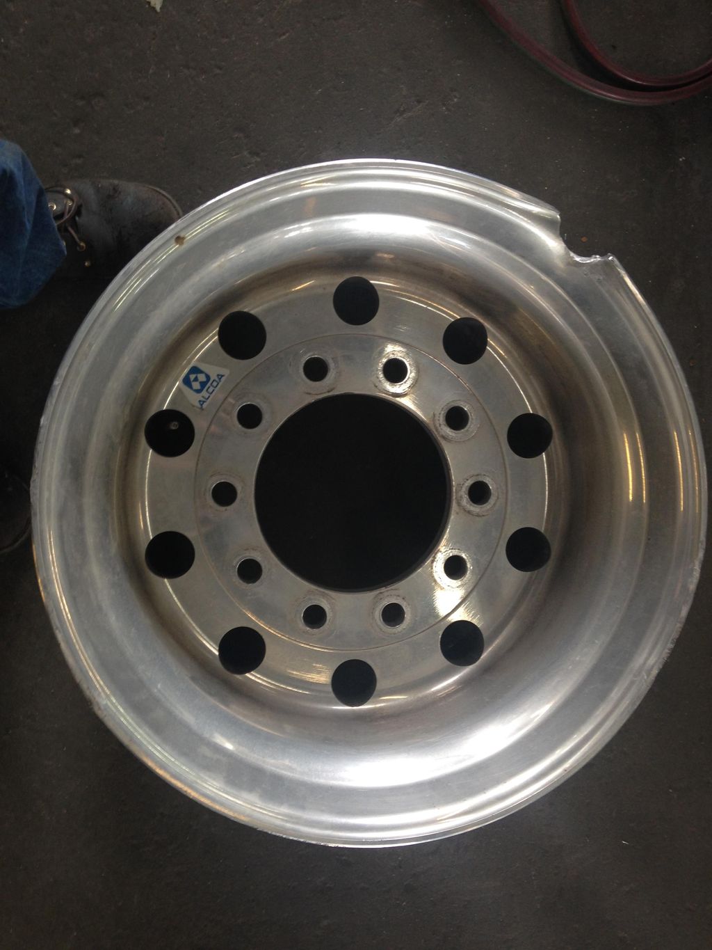 Super single wheel repair before