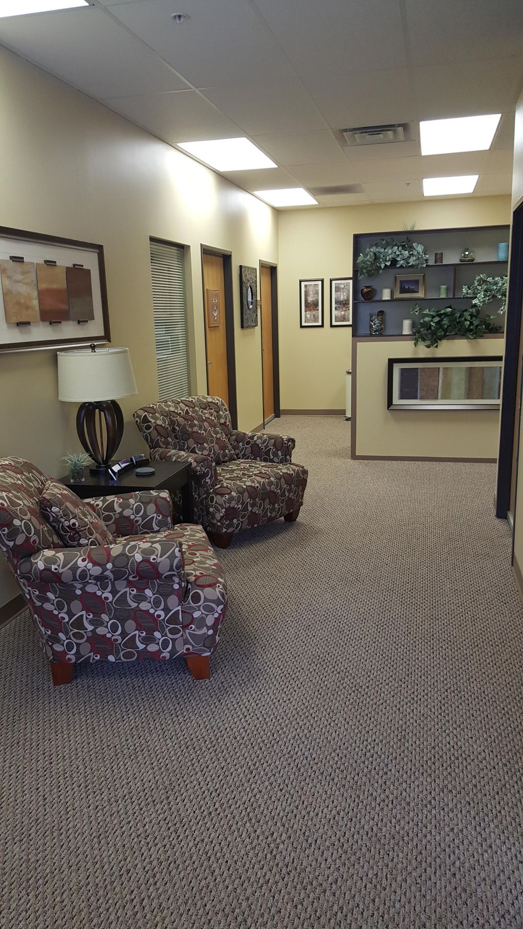 Peaceful, Relaxing and Private waiting area.