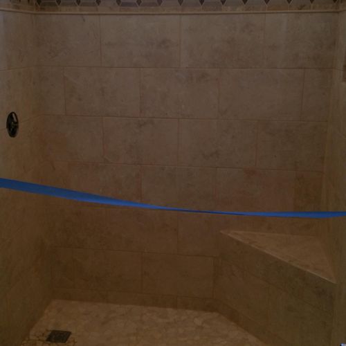Tub removal/shower install.