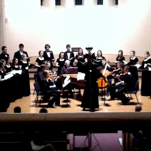 MPSQ performing a Bach Cantata with  the Beloit Co