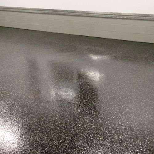 one of the most recent epoxy coatings installed, 1