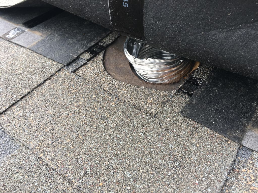 Here is an example of a vent system installed inco