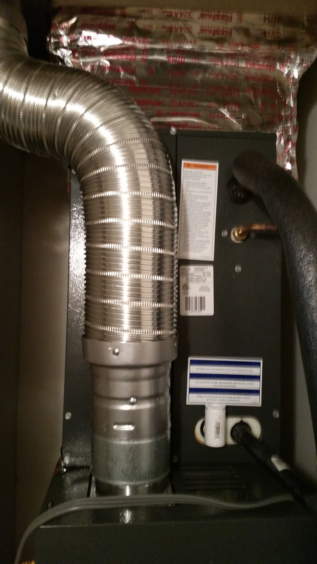 New Interior Gas Furnace