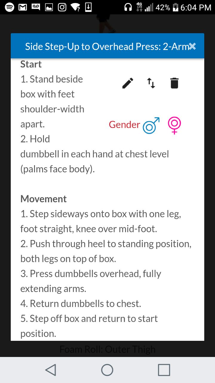 screen shot of fitness gps