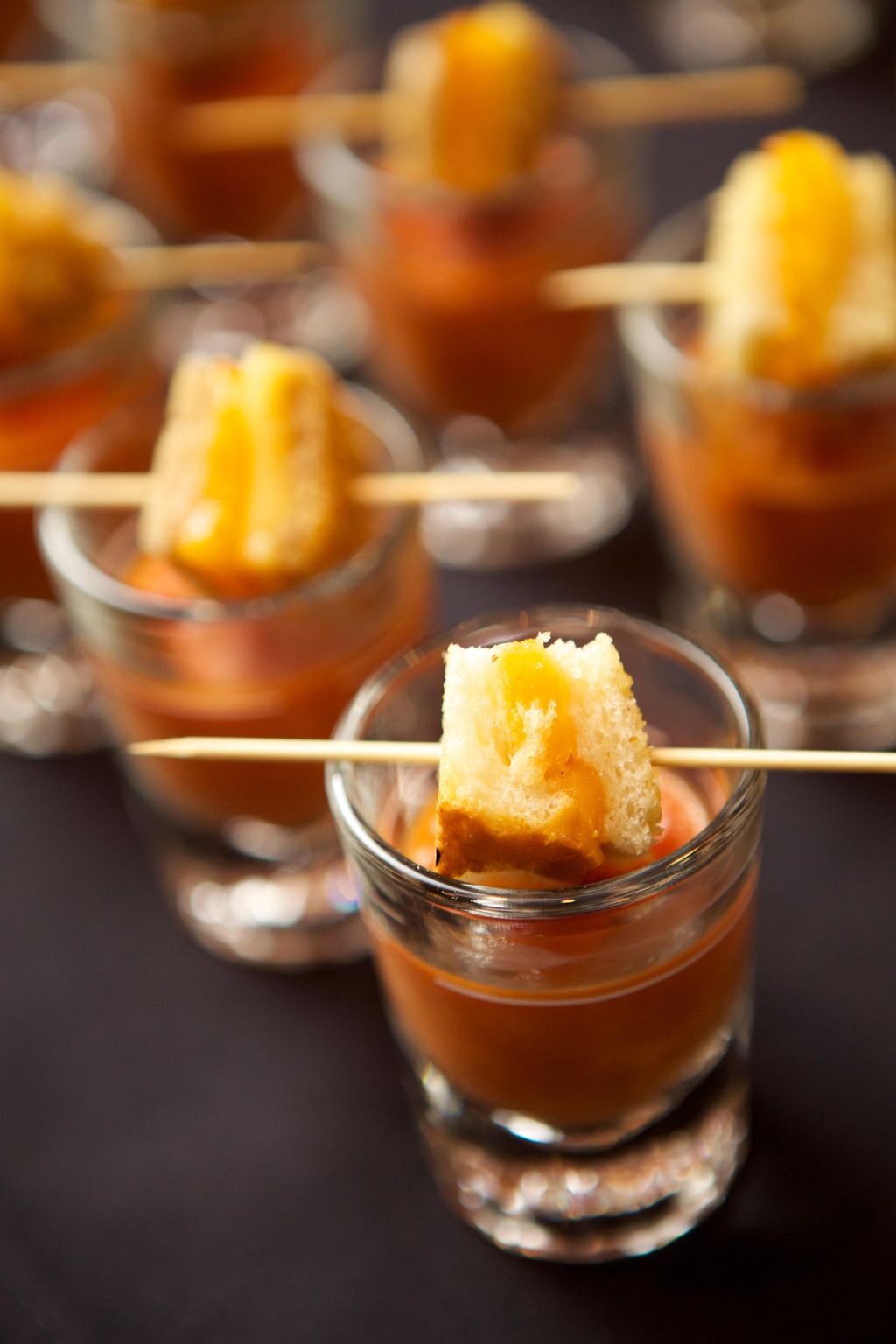 Grilled Cheese & Tomato Bisque Shooters