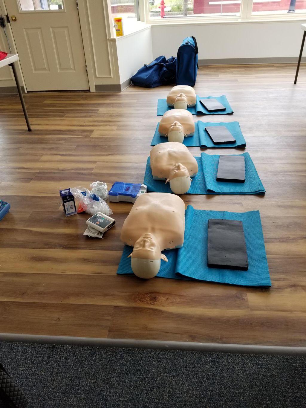 I travel on site to teach classes.