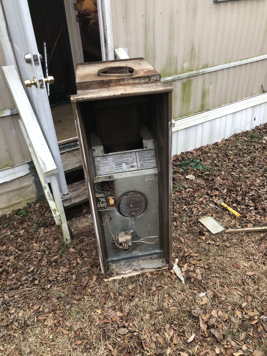 Mobile home furnace replacement.
