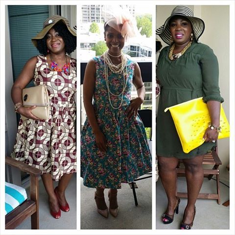 Got dolled up for a tea party in Alexandria. Seaso