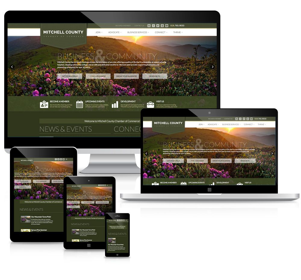 NC Chamber of Commerce web design and marketing.
