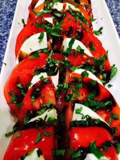 Caprese Appetizer with a Balsamic Glaze