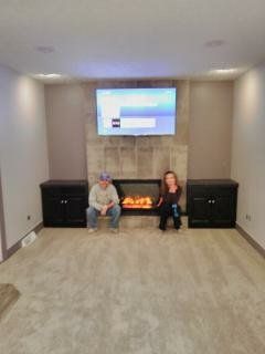 Remodeled Den , Fireplace