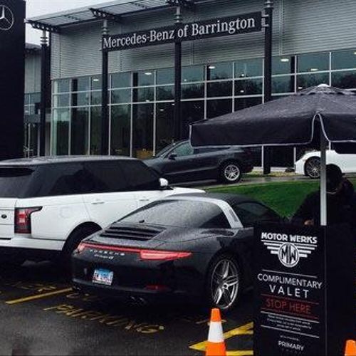 Complimentary Valet Parking Service - Motor Werks of Barrington, IL
