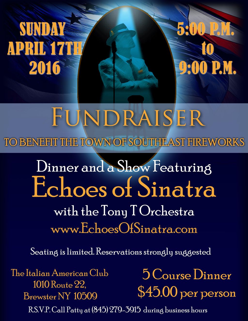 Fundraiser Poster for July 4th Fireworks