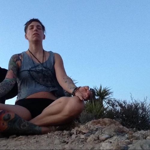 Meditation on the trails in Calico Basin