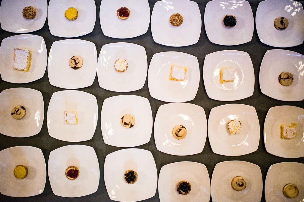 We offer bite-sized desserts for your guests' swee
