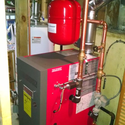 Crown boilers installation