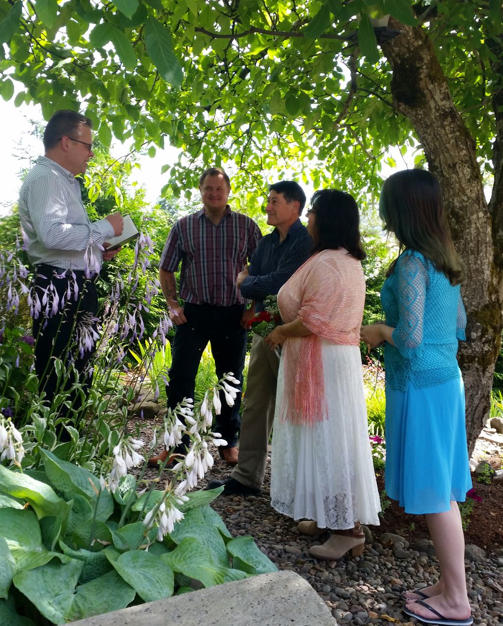 Garden Setting for a beautiful wedding