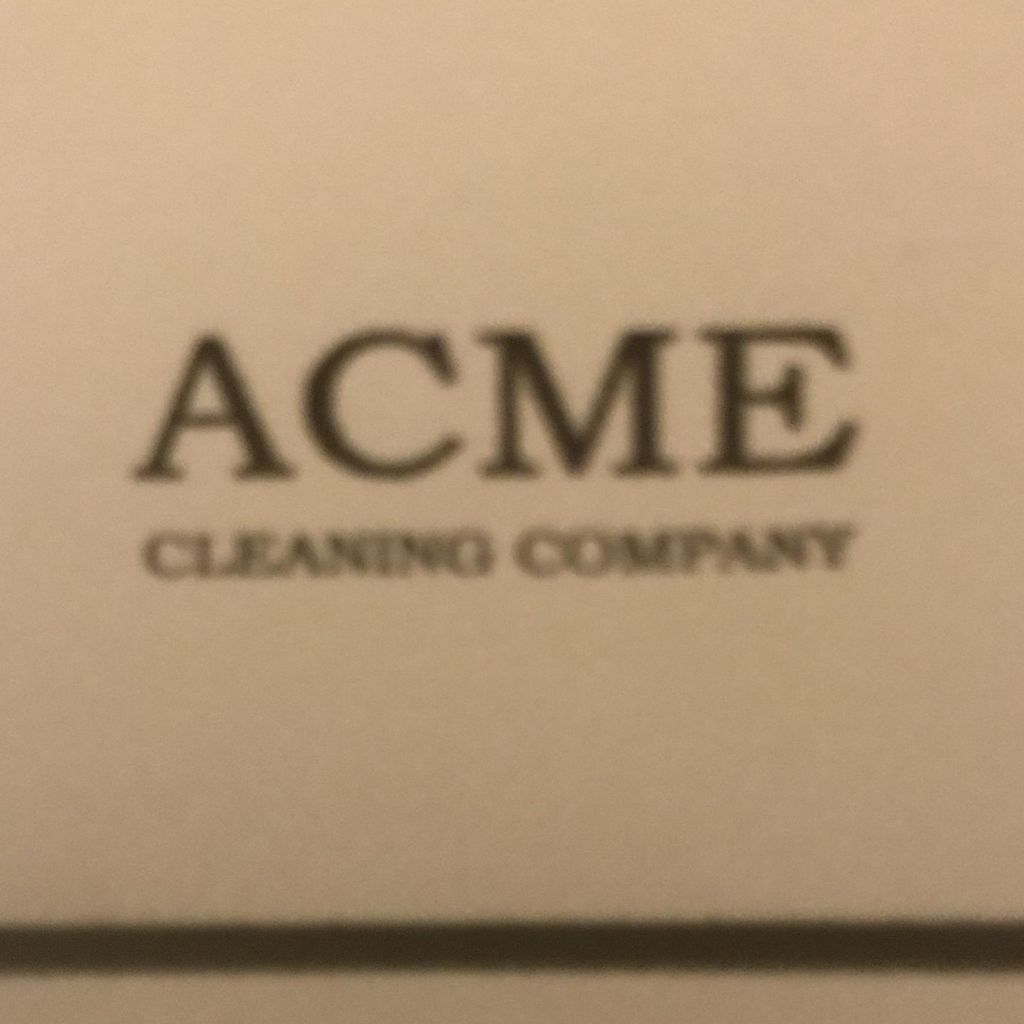 Acme Cleaning Company