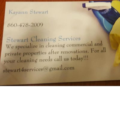 Avatar for Stewart cleaning services