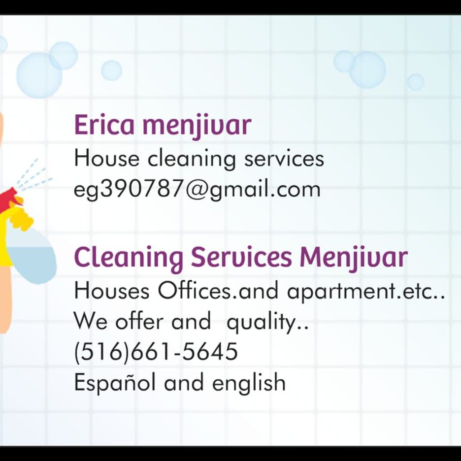 Erica Menjivar cleaning services LLC